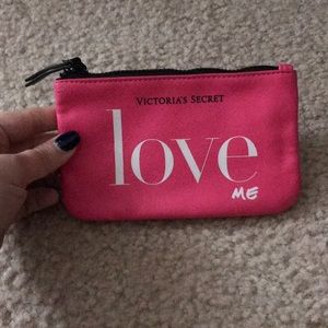 NWOT Victoria Secret Love Me Pouch